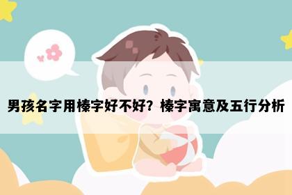 男孩名字用榛字好不好？榛字寓意及五行分析