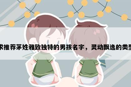 求推荐茅姓雅致独特的男孩名字，灵动飘逸的类型