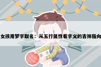 女孩用梦字取名：从五行属性看字义的吉祥指向