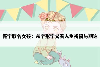 薇字取名女孩：从字形字义看人生祝福与期许