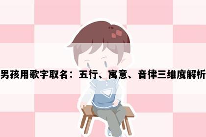 男孩用歌字取名：五行、寓意、音律三维度解析