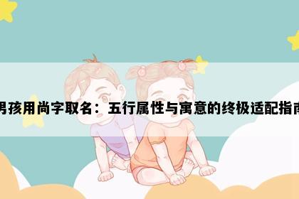 男孩用尚字取名：五行属性与寓意的终极适配指南
