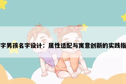 锋字男孩名字设计：属性适配与寓意创新的实践指南