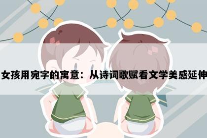 女孩用宛字的寓意：从诗词歌赋看文学美感延伸