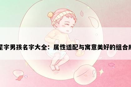 星字男孩名字大全：属性适配与寓意美好的组合库