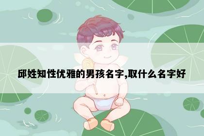 邱姓知性优雅的男孩名字,取什么名字好