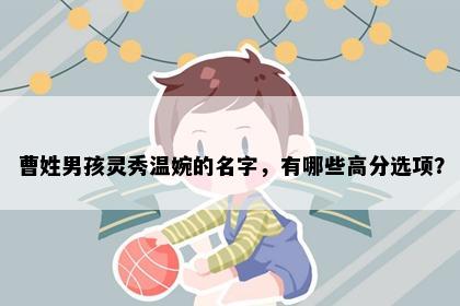 曹姓男孩灵秀温婉的名字，有哪些高分选项？